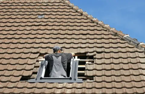 Pose de velux - Vanosc